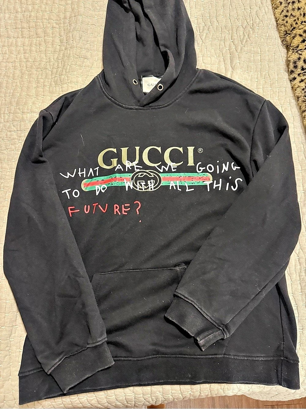 Black Gucci Hoodie